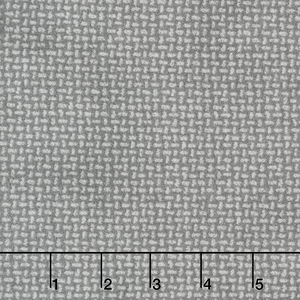 Woolies Flannel - Basket Weave Pewter Yardage