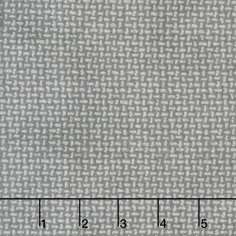 Woolies Flannel - Basket Weave Pewter Yardage