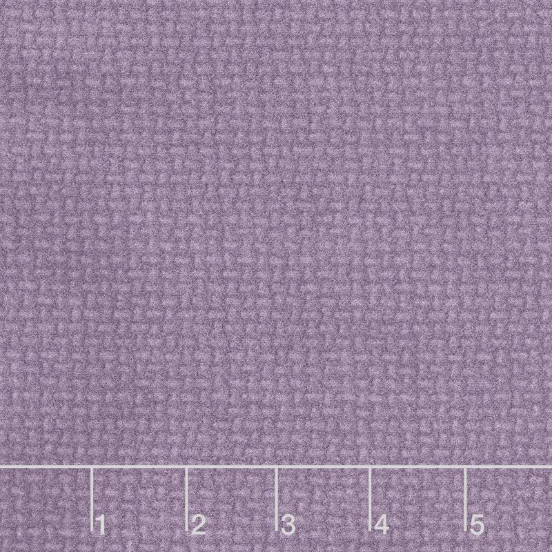 Woolies Flannel - Basket Weave Purple Yardage