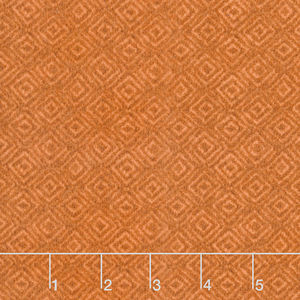 Woolies Flannel - On Point Orange Yardage