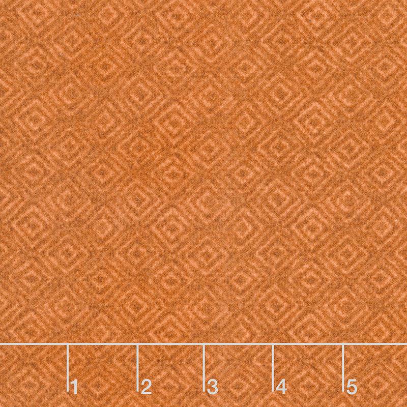 Woolies Flannel - On Point Orange Yardage