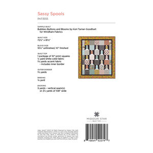 Sassy Spools Quilt Pattern by Missouri Star