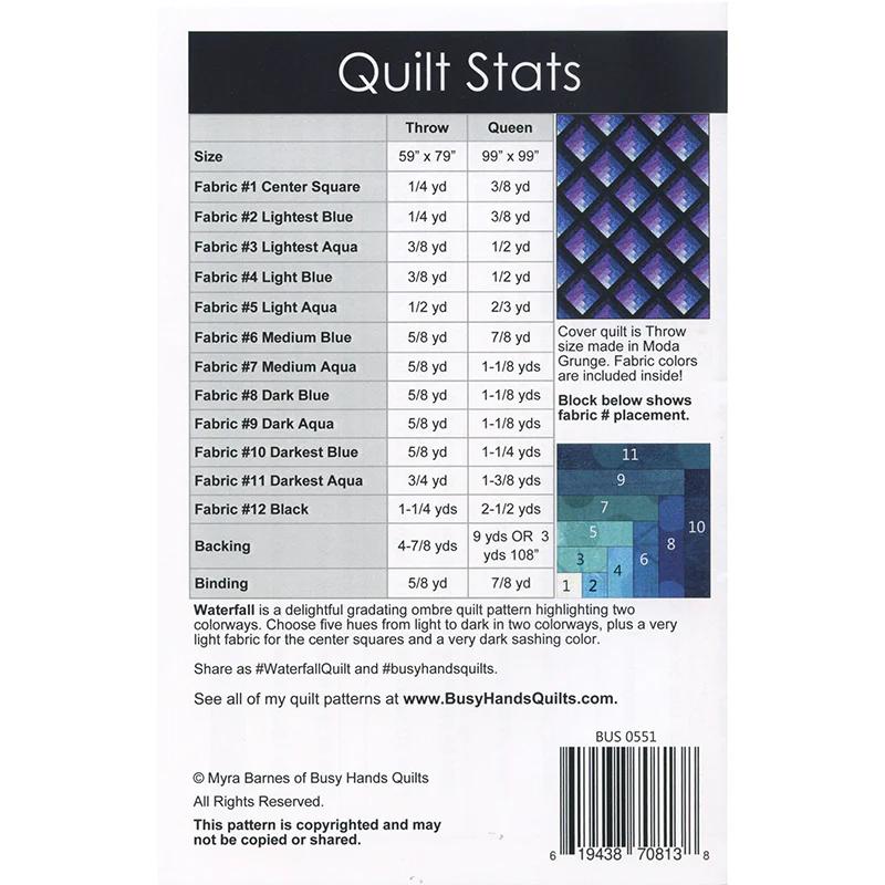 Waterfall Quilt Pattern