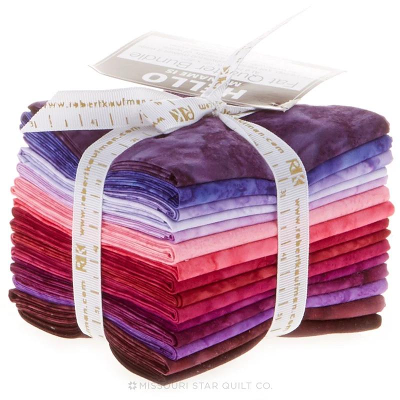 Artisan Batiks Solids - Prisma Dyes Plum Perfect Batiks Fat Quarter Bundle