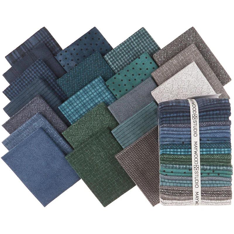 Woolies Flannel Stormy Seas Fat Quarter Bundle