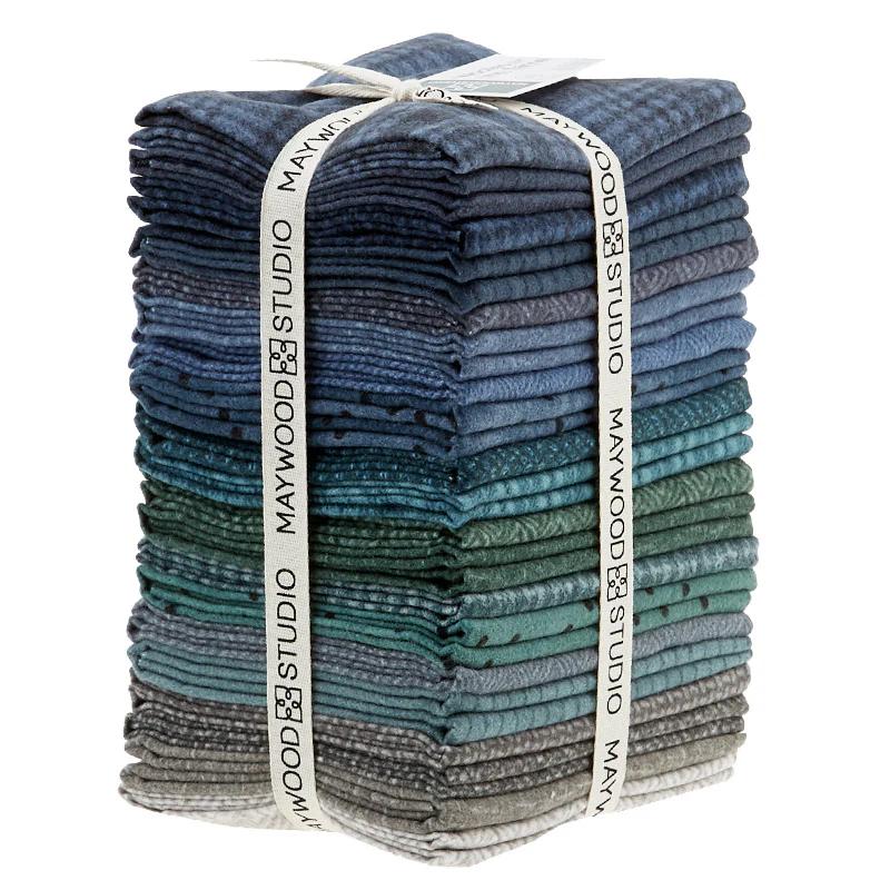 Woolies Flannel Stormy Seas Fat Quarter Bundle