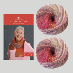 All Angles Scarf Knit Kit - Sunstone Amber