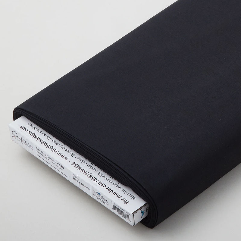 Confetti Cottons Solids - Riley Black 10 Yard Bolt