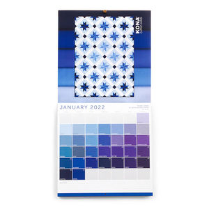 Kona® Cotton Solids 2022 Wall Calendar