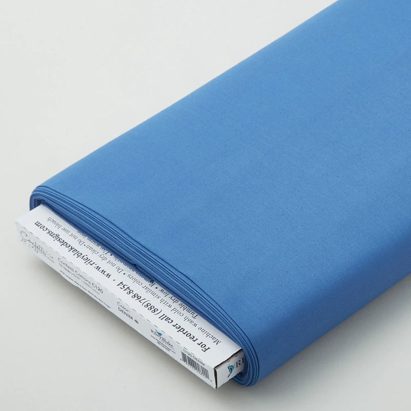 Confetti Cottons Solids - Denim 10 Yard Bolt