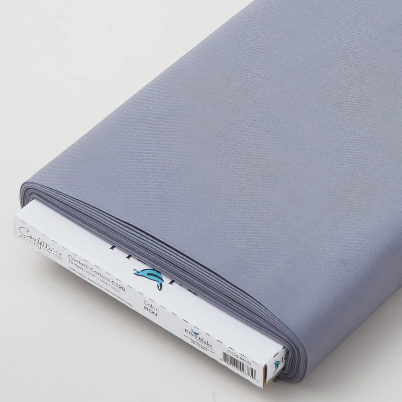 Confetti Cottons Solids - Iron 10 Yard Bolt