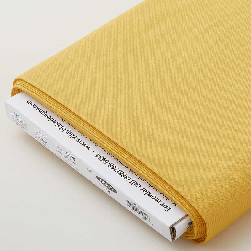 Confetti Cottons Solids - Honey 10 Yard Bolt