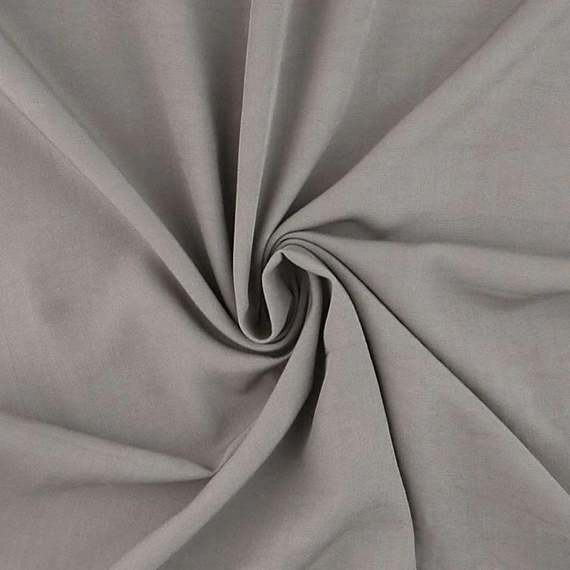 Fashion Rayon Solids - Silver Grey Yardage