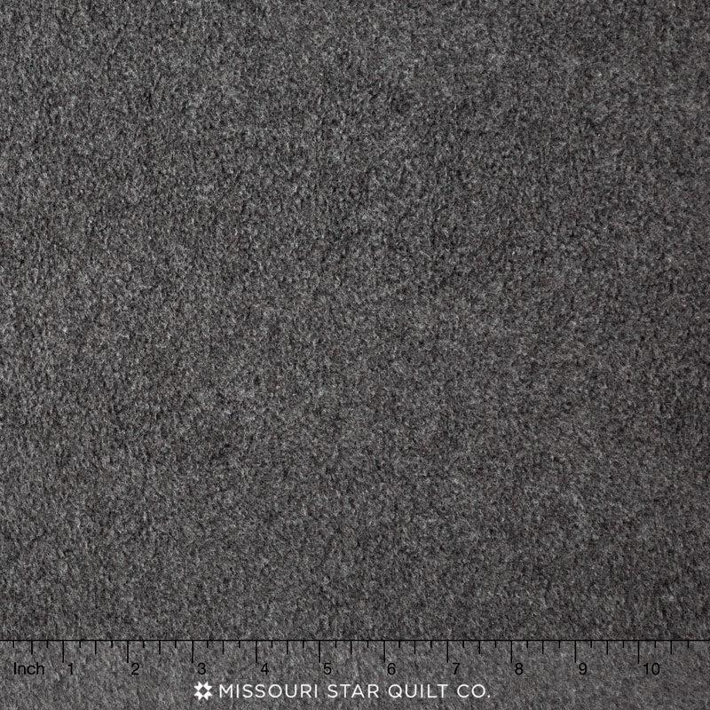 Winterfleece Solids - Charcoal Yardage