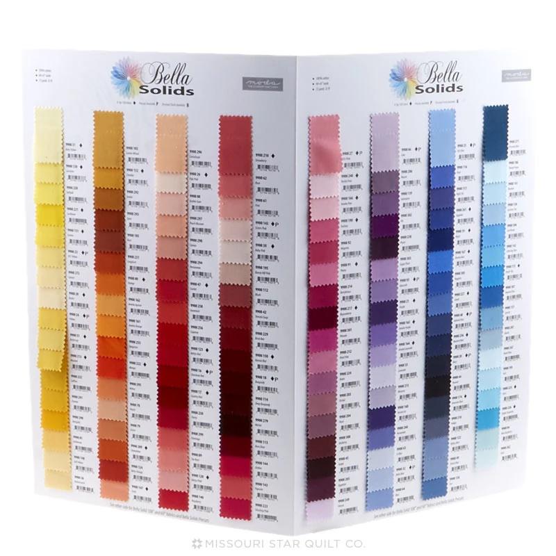 Bella Solids Color Card