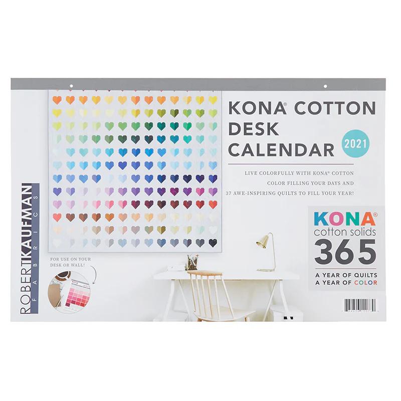 Kona® Cotton Solids 2021 Desk Calendar