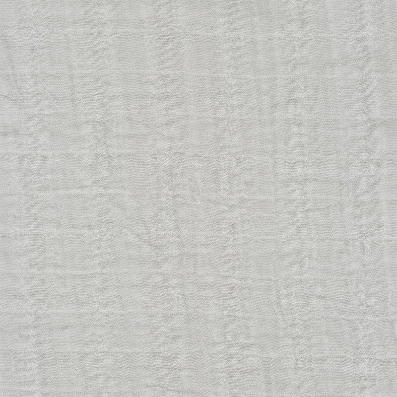 Embrace - Double Gauze Silver Solid Yardage