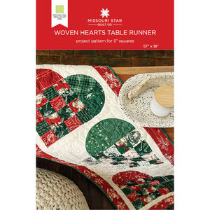 Woven Hearts Table Runner Pattern by Missouri Star
