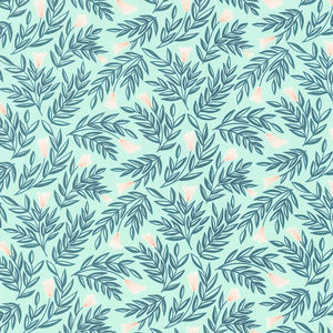 All That Wander - Wild Turquoise Yardage