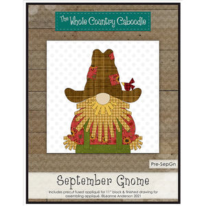 September Gnome Precut Fused Appliqué Pack