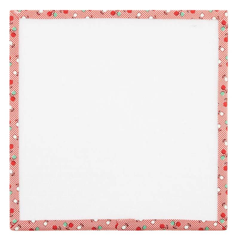 Lori Holt 10" Design Board Cook Book Cayenne Tulips