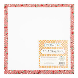 Lori Holt 10" Design Board Cook Book Cayenne Tulips