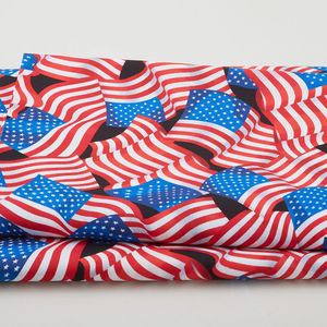 Patriotic 108" - Flag Celebration Black 3 Yard Cut