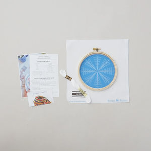 Winter Snowflake Embroidery Kit