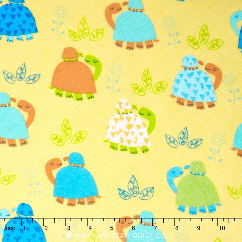 Cuddle Flannel - Turtle Yardage