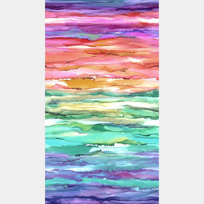 Dragonfly Dance - Ombre Multi Color Yardage