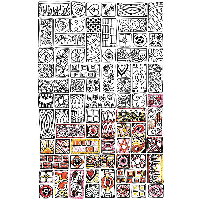 Zenbroidery Cubist Embroidery Kit