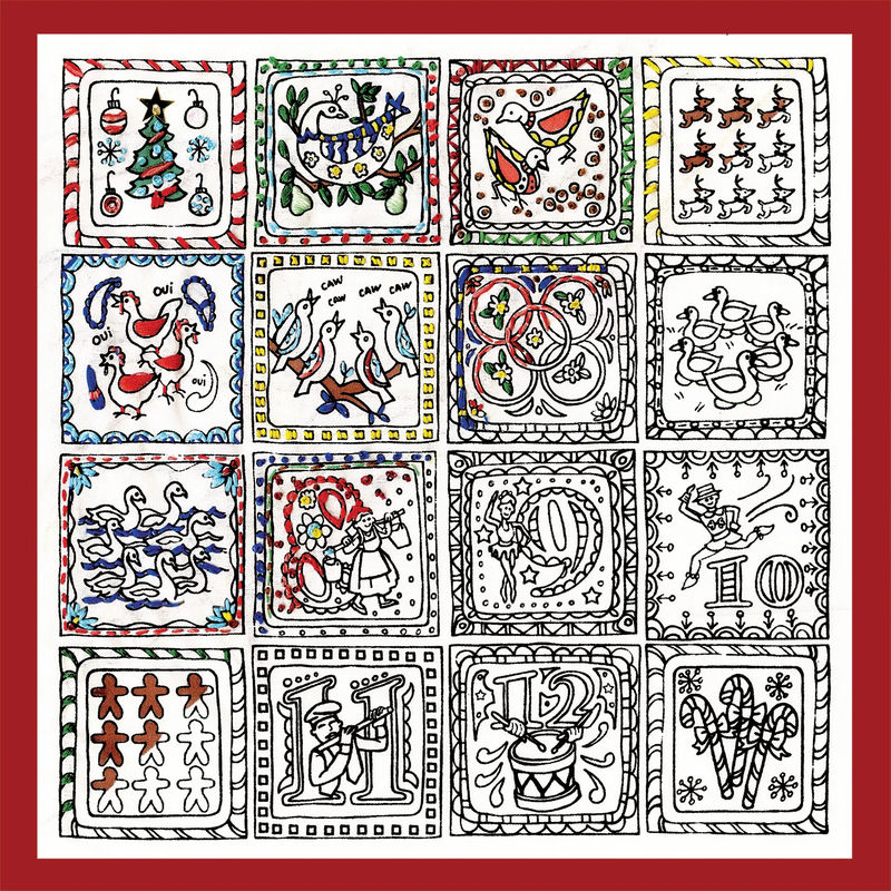 Zenbroidery Twelve Days of Christmas Embroidery Kit