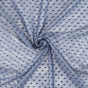 Denim - Swiss Dot Chambray Lawn Yardage