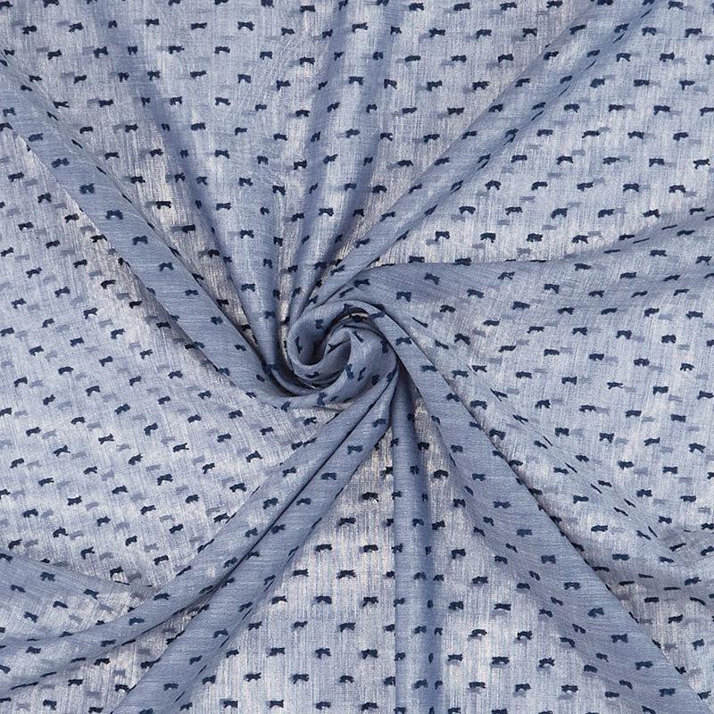 Denim - Swiss Dot Chambray Lawn Yardage
