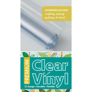 Premium Clear Vinyl Roll Pack 16" x 1.5 yds