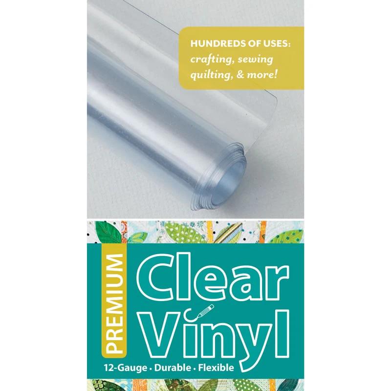 Premium Clear Vinyl Roll Pack 16" x 1.5 yds