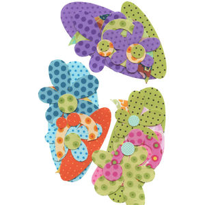 Tea Party Tea Cups Fusible Appliqué Shapes