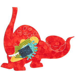 Brachiosaurus Precut Fused Applique Pack