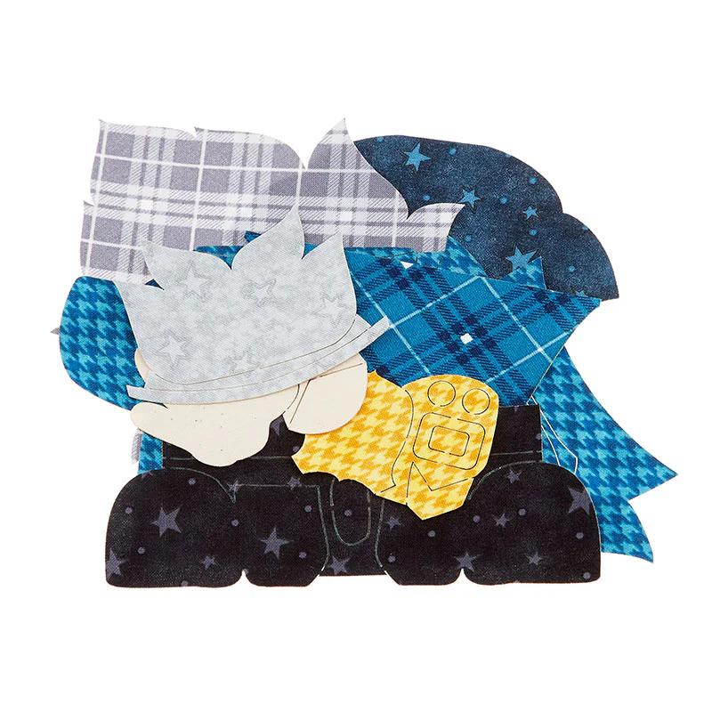 Police Officer Gnome Precut Fused Applique Pack