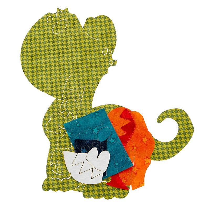 T-Rex Precut Fused Applique Pack