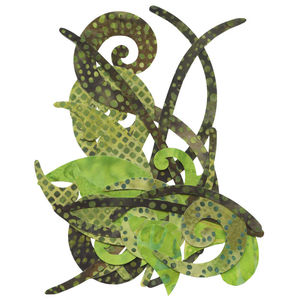 Bohemian Chic Batik Vines Fusible Appliqué Shapes