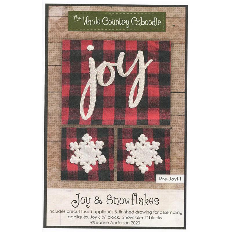Joy & Snowflakes Precut Fused Appliqué Pack