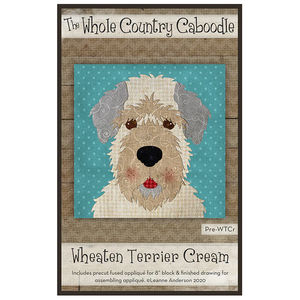 Wheaten Terrier Cream Precut Fused Appliqué Pack