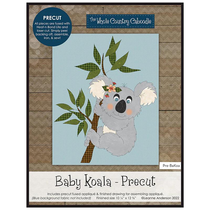 Baby Koala Precut Fused Appliqué Pack