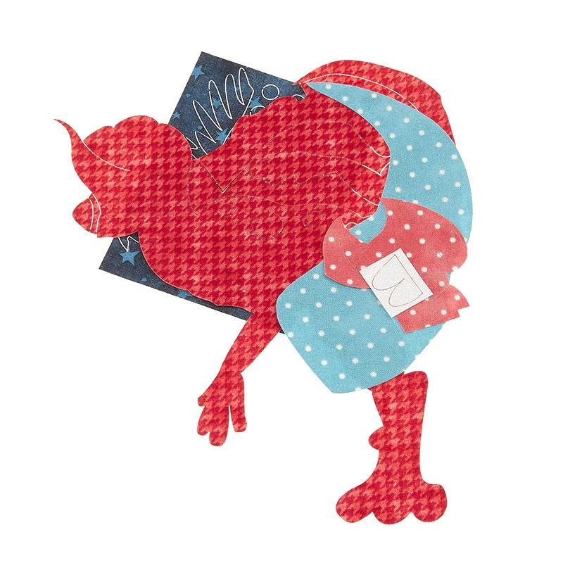 Oviraptor Precut Fused Applique Pack