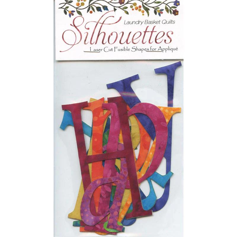 Silhouettes Laser Cut Fusible Appliqué Shapes - Happy Birthday