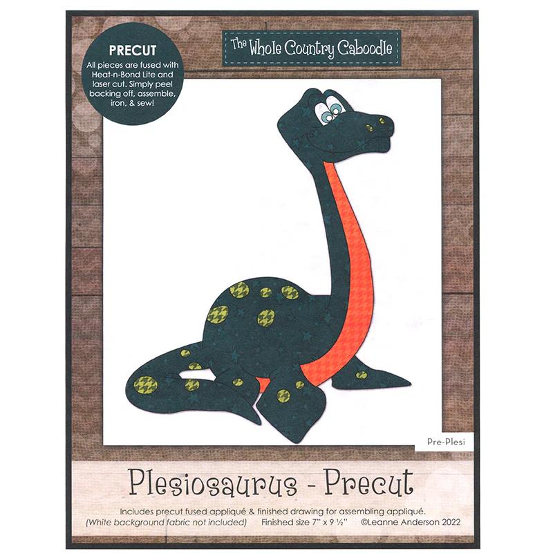 Plesiosaurus Precut Fused Applique Pack