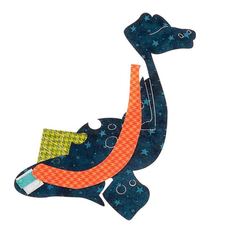 Plesiosaurus Precut Fused Applique Pack