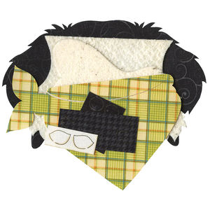 Brittany Spaniel Black Precut Fused Appliqué Pack