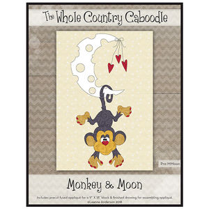 Monkey & Moon Precut Fused Appliqué Pack